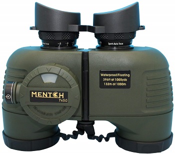 Mentch 7x50 HD Military Binoculars With Rangefinder